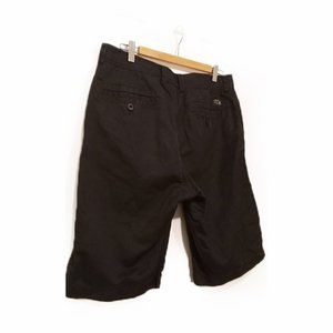 DIESEL - Black linen and cotton shorts - Sz 30 (W34 x L23)